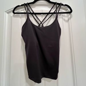 Lululemon Strappy Power Y Tank - black - size 4.